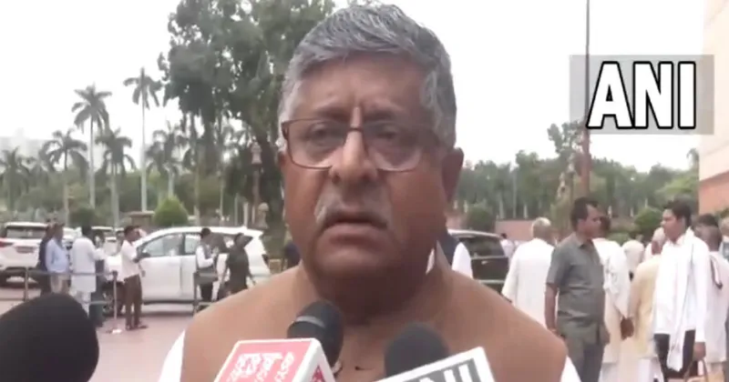 Ravi Shankar Prasad hits out at Rahul Gandhi for saying 