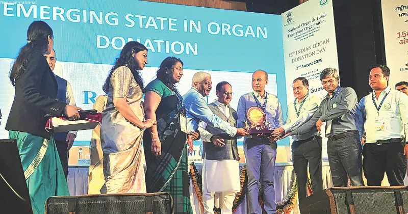 ‘Greatest gift of life’: Rajasthan honoured for organ donation work