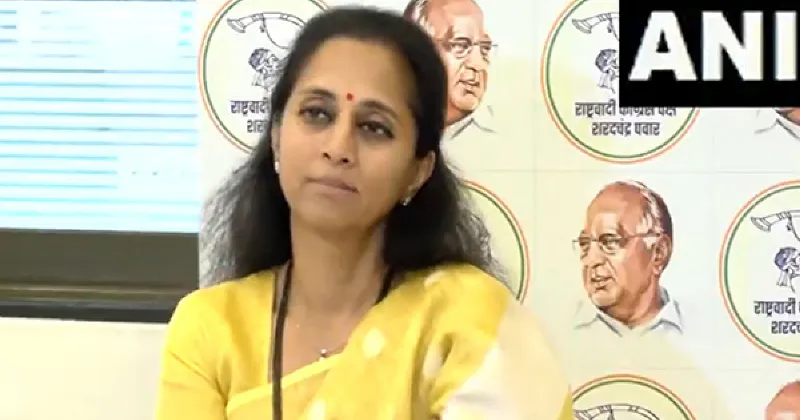 Maharashtra: MP Supriya Sule alleges casteist language by Pune Police, asks CM Fadnavis to take cognisance