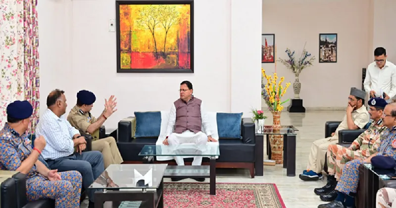 Uttarakhand CM holds high-level meeting, reviews rescue ops in rain-hit Uttarkashi