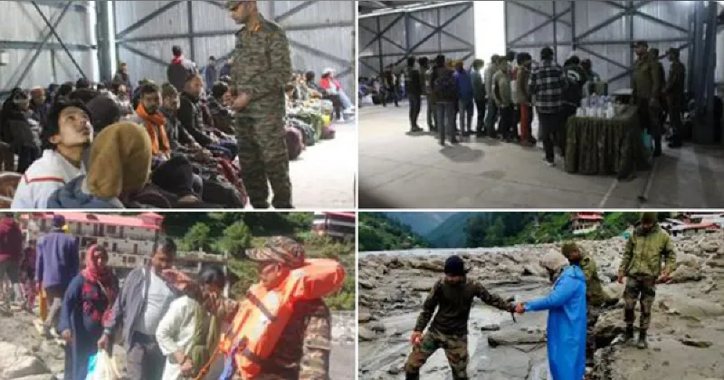 Uttarakhand: Army leads relief ops in Dharali; Over 350 civilians rescued