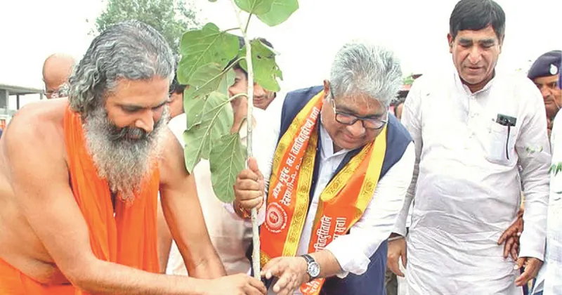 Union Minister Yadav blends edu, culture, & environment at religious event in Kotputli