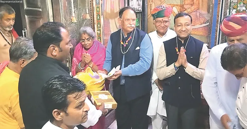 Raj Chief Justice Shriram visits Merta, offers prayers
