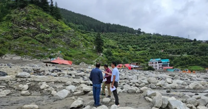 Uttarakhand: Team of experts inspects disaster-hit Dharali in Uttarkashi
