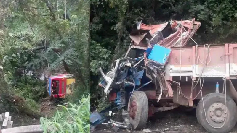 Sabarimala pilgrim bus collides with lorry: One dead, 16 injured in Kerala's Aryankavu