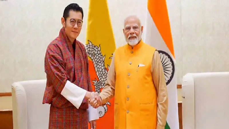 Bhutan King Wangchuck calls on PM Modi in New Delhi