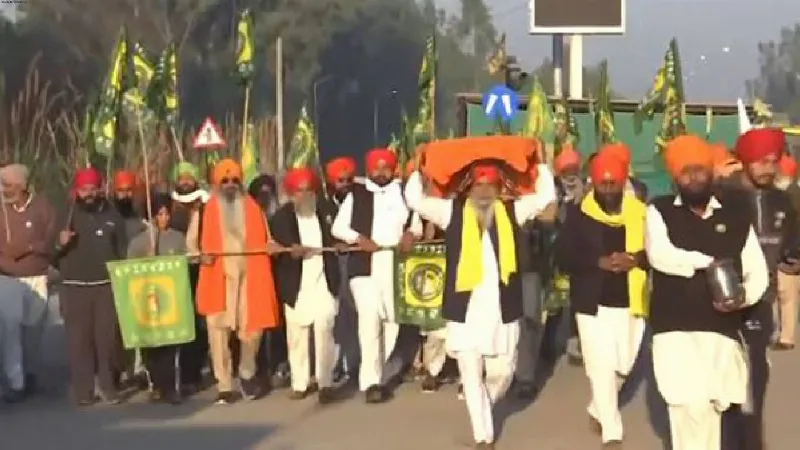 Farmers gather at Shambhu border to begin protest march to Delhi, want implementation of 12 demands charter