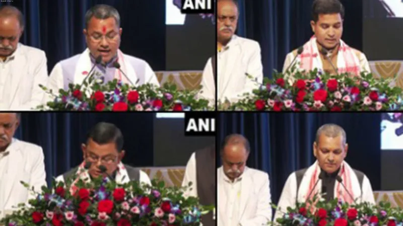 Assam CM expands cabinet, 4 new ministers take oath in Guwahati