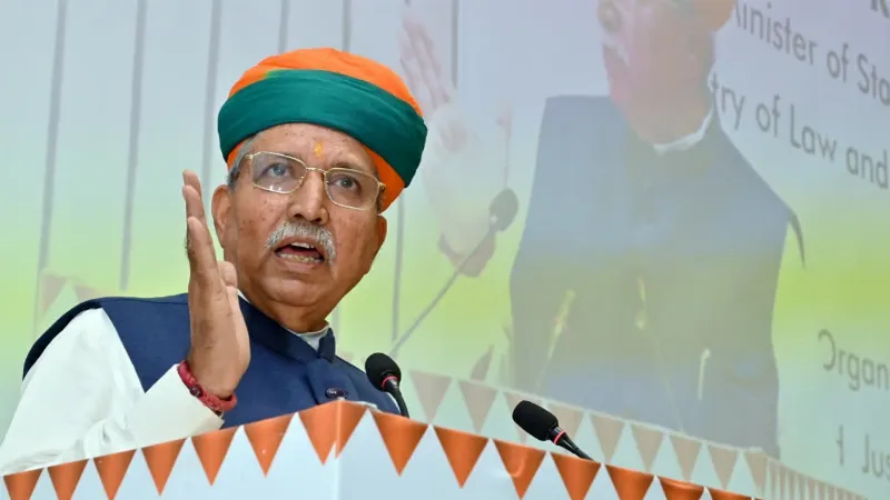 'Congress sidelined Dr Ambedkar,' says Union Minister Arjun Meghwal in Lok Sabha