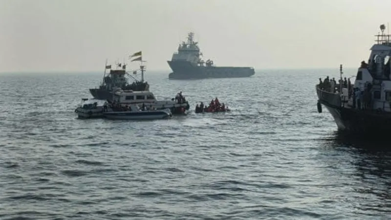 Two dead, 77 rescued as ferry capsizes off Mumbai coast; search underway for missing people