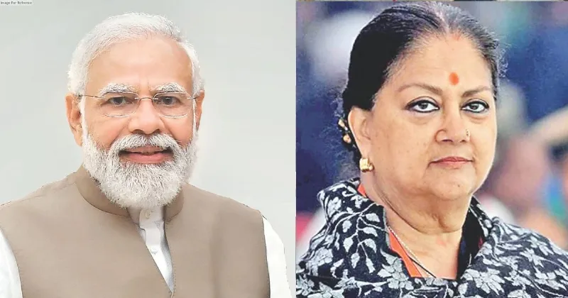 Raje meets Modi in Sansad, sparks political speculation!