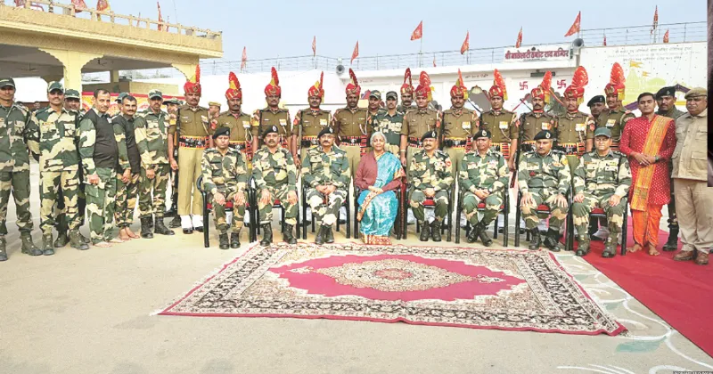 FM Sitharaman visits Tanot Mata and interacts with BSF Soldiers