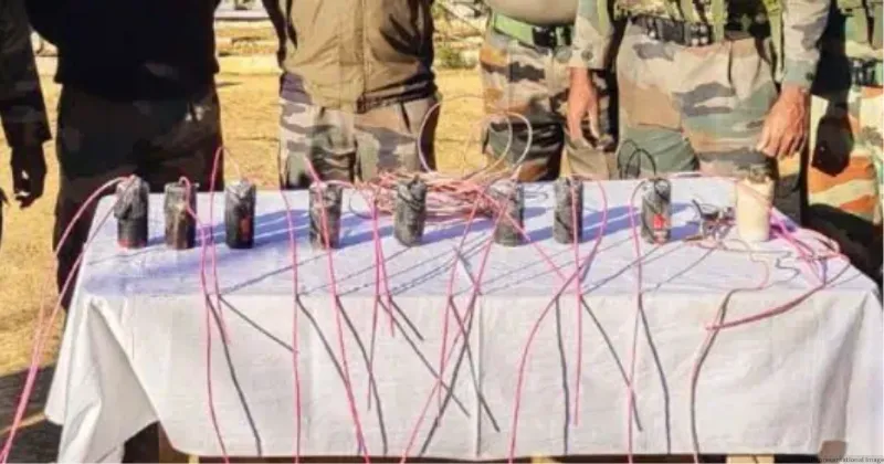 Security forces recover 3.6 kg of explosives in Manipur's Churachandpur