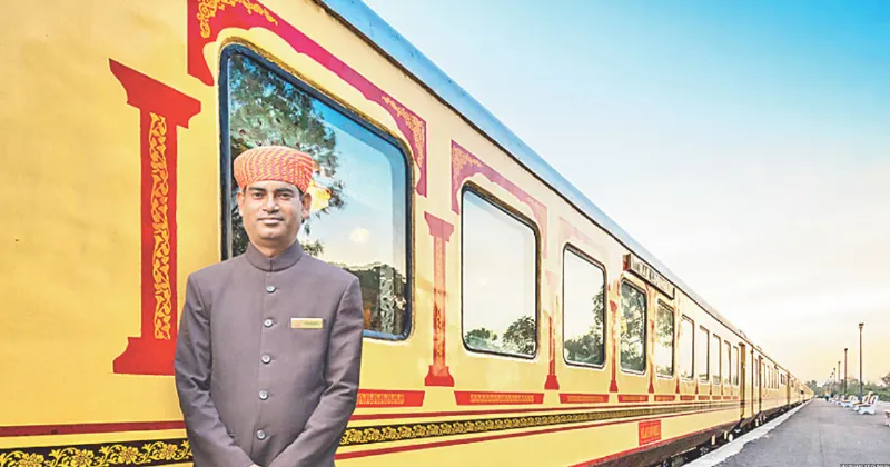 Royal train all decked up for festivities