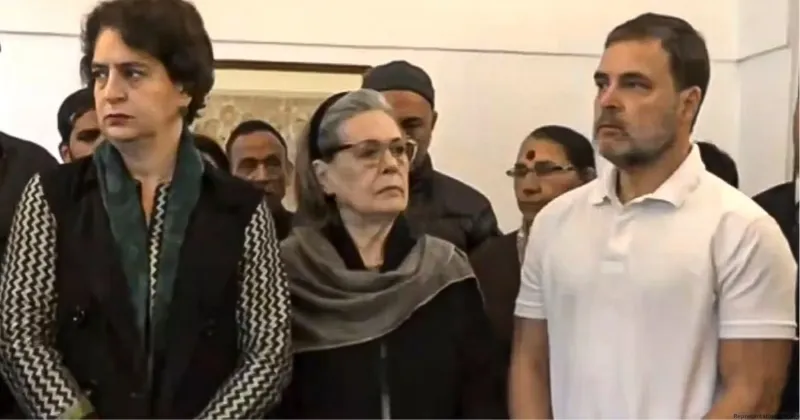 Rahul Gandhi pays his last respects to former PM Manmohan Singh