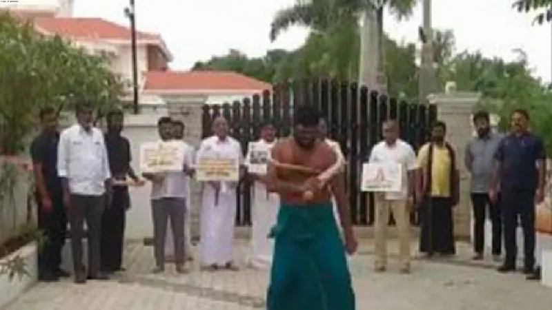 TN BJP chief Annamalai whips himself as he protests over sexual assault at Anna University