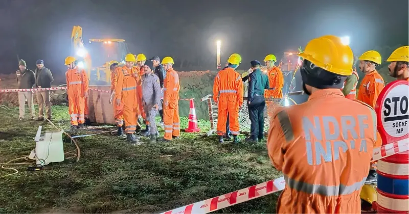 Madhya Pradesh: 10-year-old boy falls into borewell in Guna