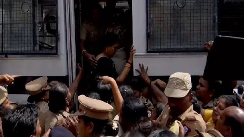 Anna University Sexual Assault Case: BJP's women wing protests against DMK, police detains protestors