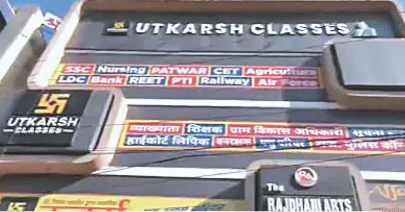 IT raids on Utkarsh Coaching in last phase