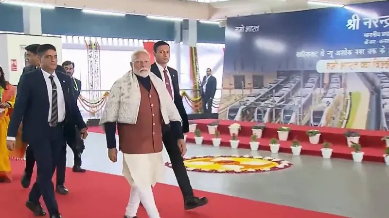 PM Modi inaugurates 13-km section of Delhi-Meerut RRTS corridor