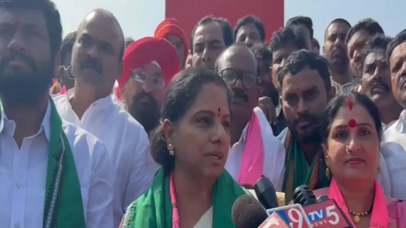 K Kavitha slams Telangana Govt for filing 'false cases' against KTR