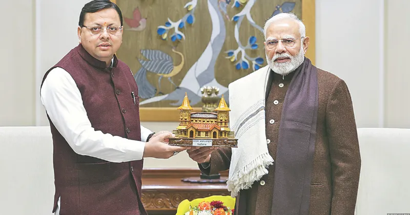 Dhami invites PM Modi to attend National Games in Uttarakhand