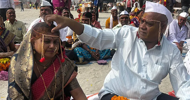 Mahakumbh Mela: Sacred 'Venee Daan' ritual strengthens marital bonds at Prayagraj