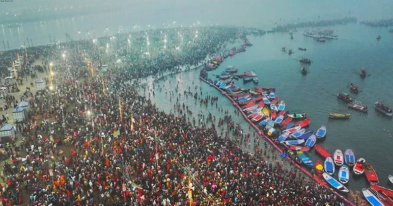 Maha Kumbh 2025: 40 lakh devotees take holy dip at Sangam as of 8:00 AM on day one, says UP govt