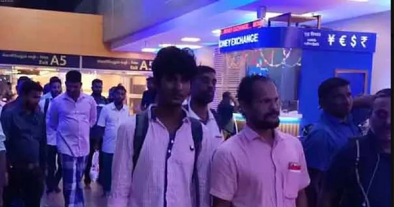 Tamil Nadu: 15 fishermen released from Sri Lankan prison arrive at Chennai airport