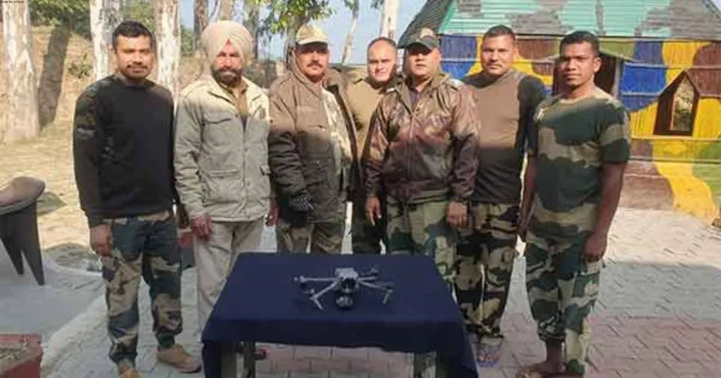 Punjab: BSF recovers one drone, packet heroin consignment from Amritsar, Tarn Taran