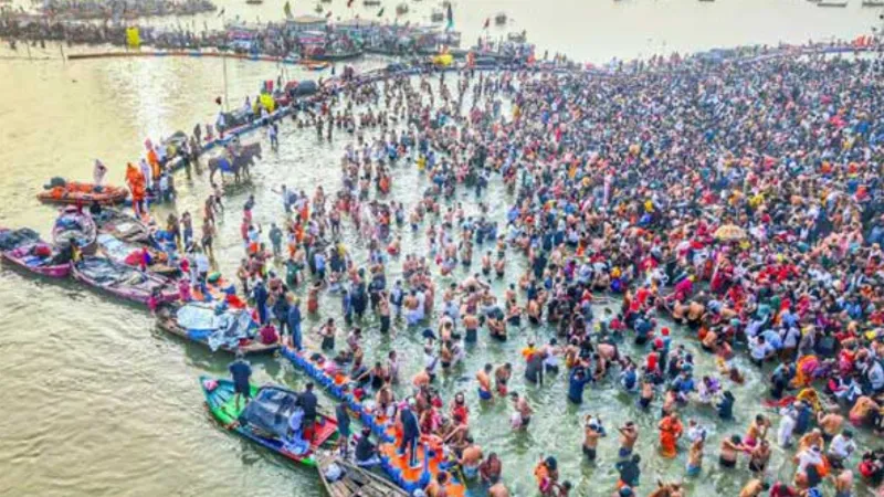 Maha Kumbh: Over 2.5 million devotees take holy dip at Triveni Sangam on fourth day