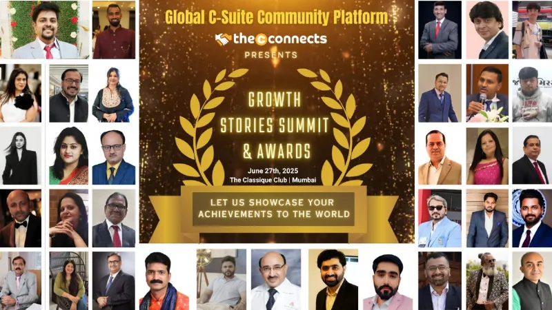 Growth Stories Summit & Awards 2025, Mumbai by TheCconnects Magazine Global C-Suite Community Platform
