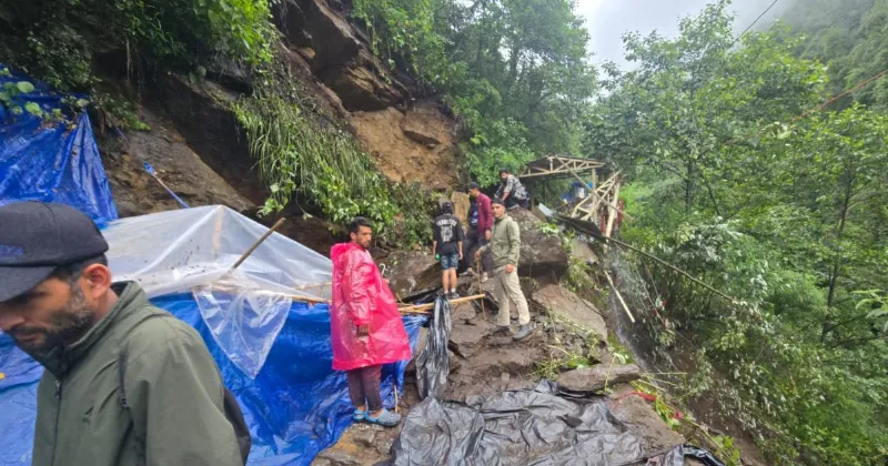 Uttarakhand: Kedarnath Yatra temporarily halts after landslide damages pedestrian route