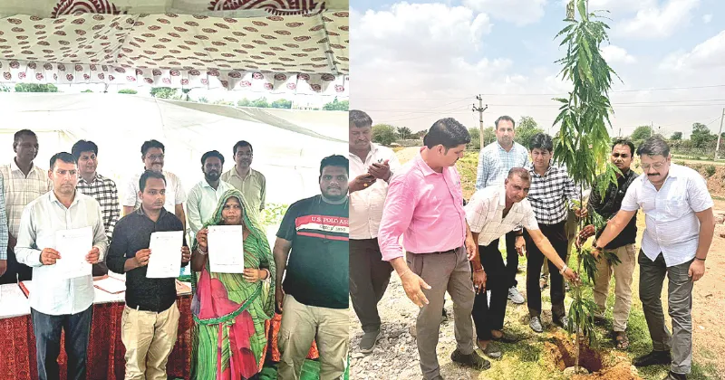 Lease handovers with plantation drive