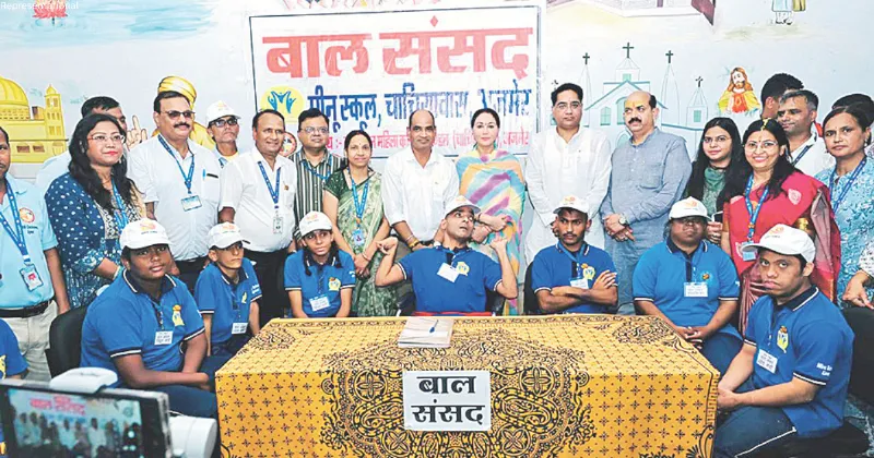 Diya Kumari celebrates special day with divyang children in Ajmer