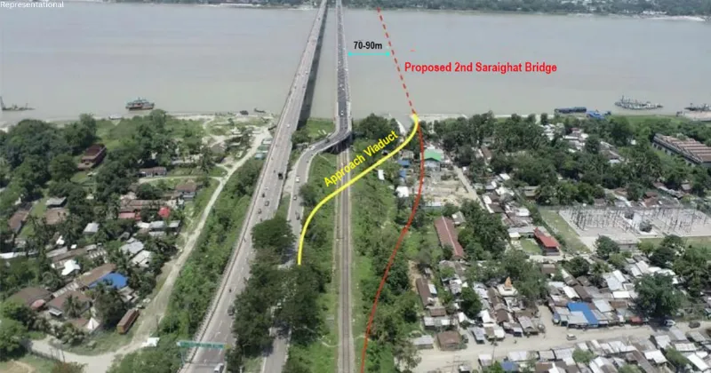 Indian Railways sanctions construction of Second Rail-cum-Road Bridge at Saraighat over Brahmaputra River