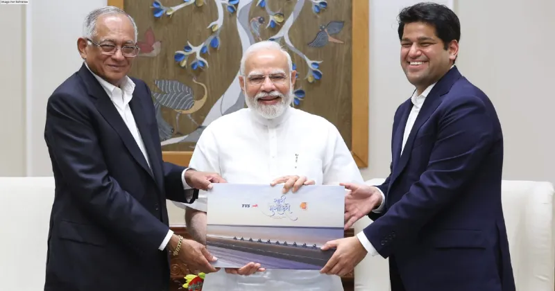 TVSM Unveils Rann Utsav 2025 Book to PM Modi