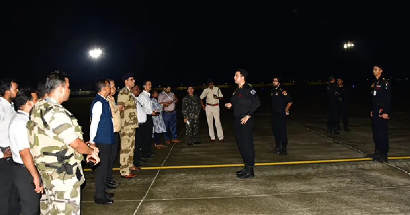 NSG conducts counter-hijacking operations at Kolkata Airport