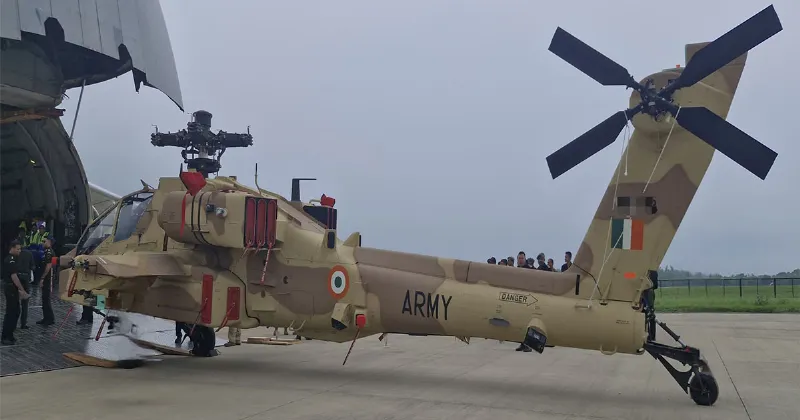 Indian Army inducts first batch of Apache helicopters