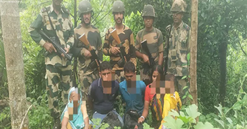 Meghalaya: BSF apprehends five Bangladeshi nationals near international border