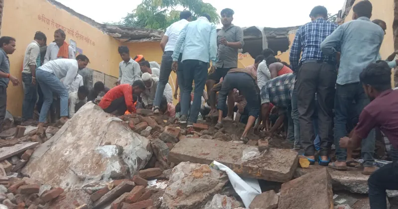 Four students dead as school building collapses in Rajasthan