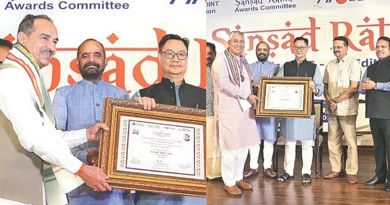 Rathore and Chaudhary rewarded