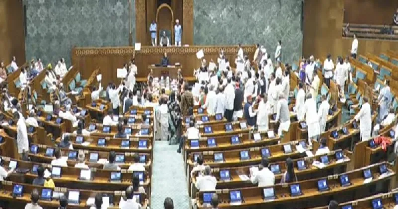 Both houses adjourned amid Opposition protests; Lok Sabha to meet at 1 pm, Rajya Sabha at 2 pm