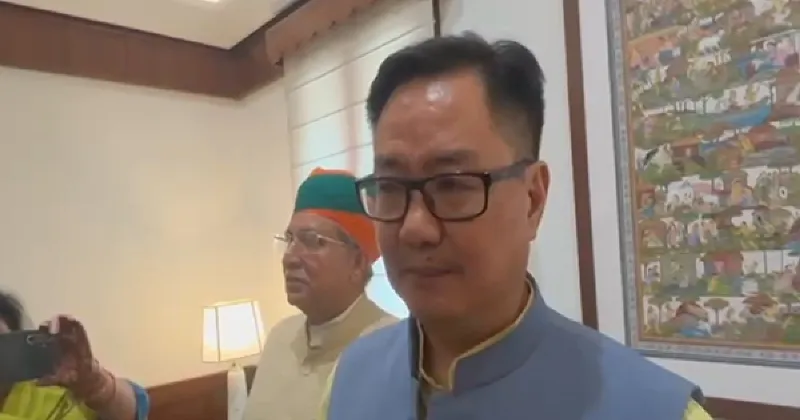 Opposition making U-turn, seeking SIR debate assurance post Op Sindoor: Union Minister Kiren Rijiju