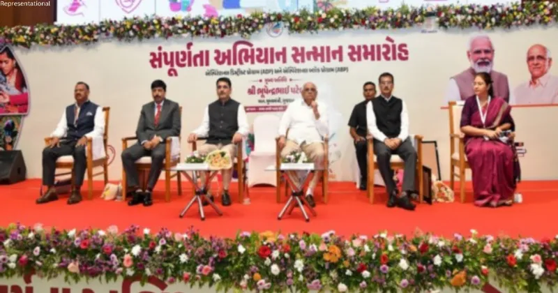 Gujarat CM Bhupendra Patel calls for 100 % beneficiary coverage in aspirational districts