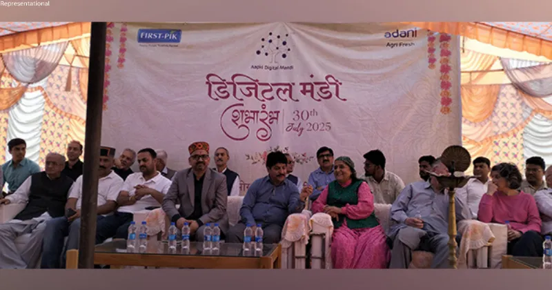 India's first digital apple market launched by Adani Agri...