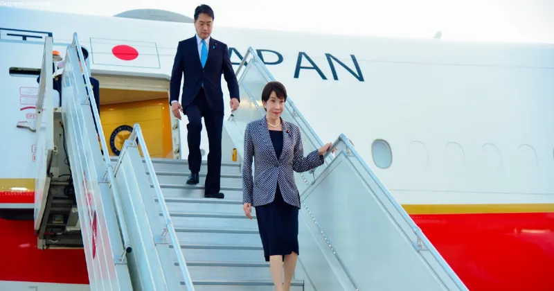 Japanese PM Takaichi arrives in India for three-day official visit to participate in 16th India-Japan Annual Summit