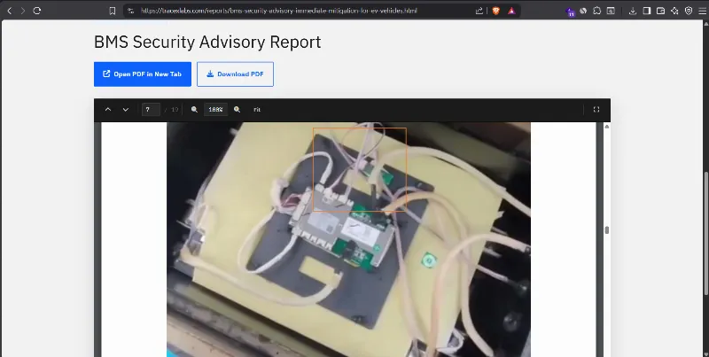 BAT-BMS Viral Videos Raise EV Security Concerns in India; TraceX Labs Releases BMS Security Advisory and Immediate Mitigation Guidance