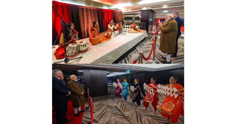 India's cultural heritage shines through as diaspora welcomes PM Modi