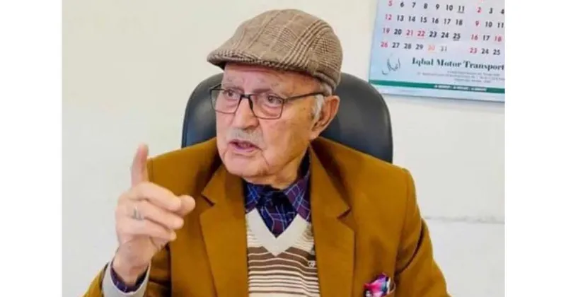J-K: Senior NC leader Farooq Abdullah's brother Mustafa Kamal passes away